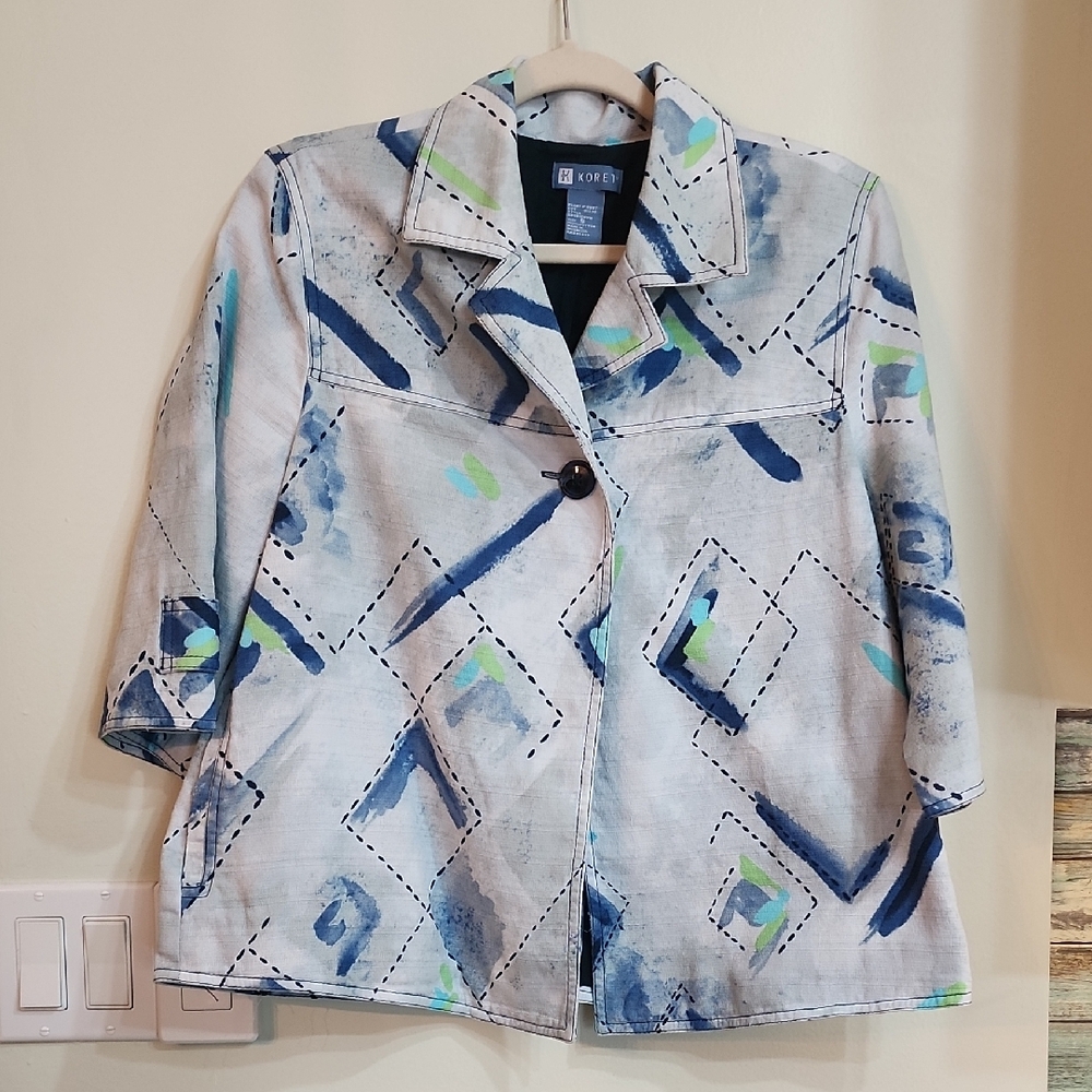 Koret Dark Blue Cotton Jacket